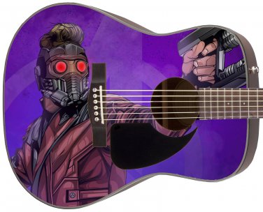 Guitar Skin Axe Wrap Re-skin Guard the Galaxies Decal Right Acoustic 290