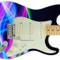 Guitar Skin Axe Wrap Re-skin Vinyl Decal DIY Neon Rave Nights GS 352