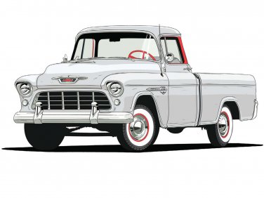 C10 Truck OR Mustang & 2  Pin up Girls - Laminated + USA Shipping Included