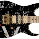 Guitar Skin Wrap Axe Re-Skin Pickguard, Headstock, Oversized - E = mc 2 - 008 Guitar Skin Wrap Axe Re-Skin Pickguard, Headstock, Oversized - E = mc 2 - 008