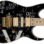 Guitar Skin Wrap Axe Re-Skin Pickguard, Headstock, Oversized -  E = mc 2  - 008
