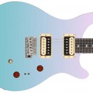 Guitar Skin Axe Wrap Re-skin Vinyl Teal Pink Fade 1170