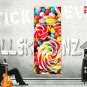 Wall Art Guitar Display Décor Panes - Sweet Tooth 2020