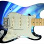 Guitar Skin Wrap Reface  Northern Lights Glow Planet Flying High Again GS 324