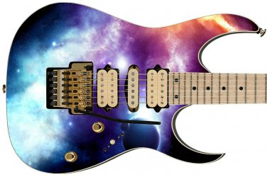 Guitar Skin Wrap Reface Colors of the Cosmos Burst Color  GS 318
