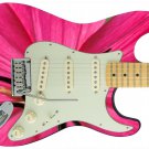 Sticka Steves Guitar Skin Wrap Reface  Vinyl Decal DIY Pink Tulip GS 305