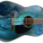 Guitar Skin Wrap Axe Re-Skin Jumbo Acoustic Clouds Rolling Calm Before Storm 452
