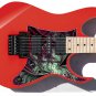 Pickguard Headstock Skin Wrap Reskin for Guitars - Leaf Trapped Pink 1176