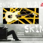 Wall Art Guitar Display D&Atilde;&copy;cor Panes Abstract Stripes Iconic Rock 80's 2275