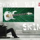 Wall Art Guitar Display Décor Panes - Leafy Green 2238
