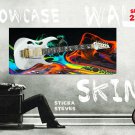 Wall Art Guitar Display Décor Panes -Lava Lamp Angry 2221