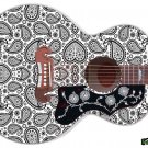 Sticka Steve's Guitar Skin Wrap Reface Re-Skin Vintage Century Paisley 113
