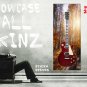 Guitar Skin Axe Wrap Re-skin Bass Reface Leopard Print Fur Paul Stanley Kiss