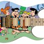 Guitar Skin Axe Wrap Reface Vinyl Vintage Gen X Cartoons 1305