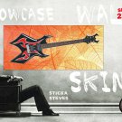 Wall Art Guitar Display Décor Panes X-Ray Leaf 2235