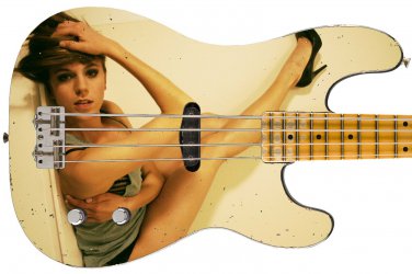 Guitar Skin Axe Wrap Re-skin Bass Reface DIY My Ex Girlfriend 1600