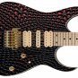 Guitar Skin Axe Wrap Re-skin Bass Reface DIY Eyes of Many 1380