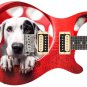 Guitar Skin Axe Wrap Re-skin Bass Reface DIY Dalmation Funk 1505