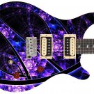 Guitar Skin Axe Wrap Re-skin Bass Reface DIY Azegard Acid Trip 1502