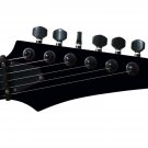 Pickguard Headstock Tremolo Skin Wrap Reskin for Guitars - Solid Black