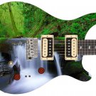 Guitar Skin Axe Wrap Re-skin Bass Reface DIY Lapsed WaterFall 1442