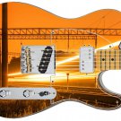 Guitar Skin Axe Wrap Re-skin Bass Reface DIY Speed Train 2 Bali 1445