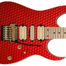 Guitar Skin Axe Wrap Re-skin Bass Reface DIY Red Combs 1410