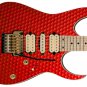 Guitar Skin Axe Wrap Re-skin Bass Reface DIY Red Combs 1410