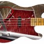 Guitar Skin Axe Wrap Re-skin Bass Reface DIY Basket Ball Court 1432