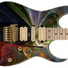 Guitar Skin Axe Wrap Re-skin Bass Reface Vinyl Ghosted Vapour Trails 1279