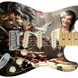 Guitar Skin Axe Wrap Re-skin Bass Reface DIY Warrior Feeding 1354