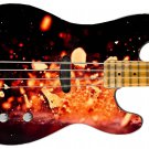 Guitar Skin Axe Wrap Re-skin Bass Reface DIY Lava Potatoe Smash 1417