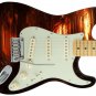 Guitar Skin Axe Wrap Re-skin Bass Reface DIY Forest of Burning Light 1353