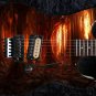 Guitar Skin Axe Wrap Re-skin Bass Reface DIY Forest of Burning Light 1353