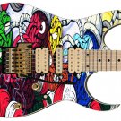 Guitar Skin Axe Wrap Re-skin Bass Reface DIY The Machine 1360