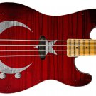 Guitar Skin Axe Wrap Re-skin Bass Reface DIY Russian Red Flag 1411