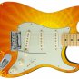 Guitar Skin Axe Wrap Re-skin Bass Electric Reface Body Art Warm Sunny Swirls 283