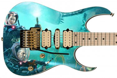 Guitar Skin Axe Wrap Re-skin Electric Bass Reface Jason Statham Kicks Ass 1637