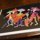 Skeleton Mariachi Band Musicians Greeting Card -- Day of the Dead / Halloween