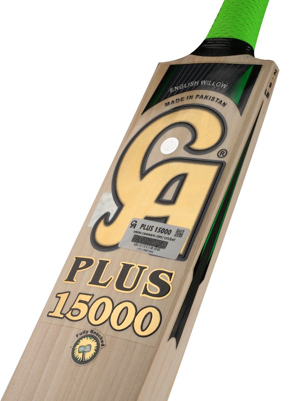 CA PLUS 15000 CRICKET BAT FULLY KNOCKED ENGLISH WILLOW WIEGHT 2.8 OR YOUR CHOICE