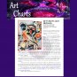 Cross Stitch Flowers Cosmic Flowers in Chalk