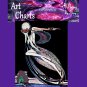 Vintage Book Cover Full Moon Sprite Cross Stitch Chart