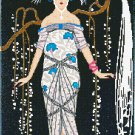 Vintage Fashion Cross Stitch Parisian Couture