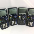 LOT of 4 Texas Instruments TI-83 / TI-83 PLUS Calculators FOR PARTS or REPAIRS