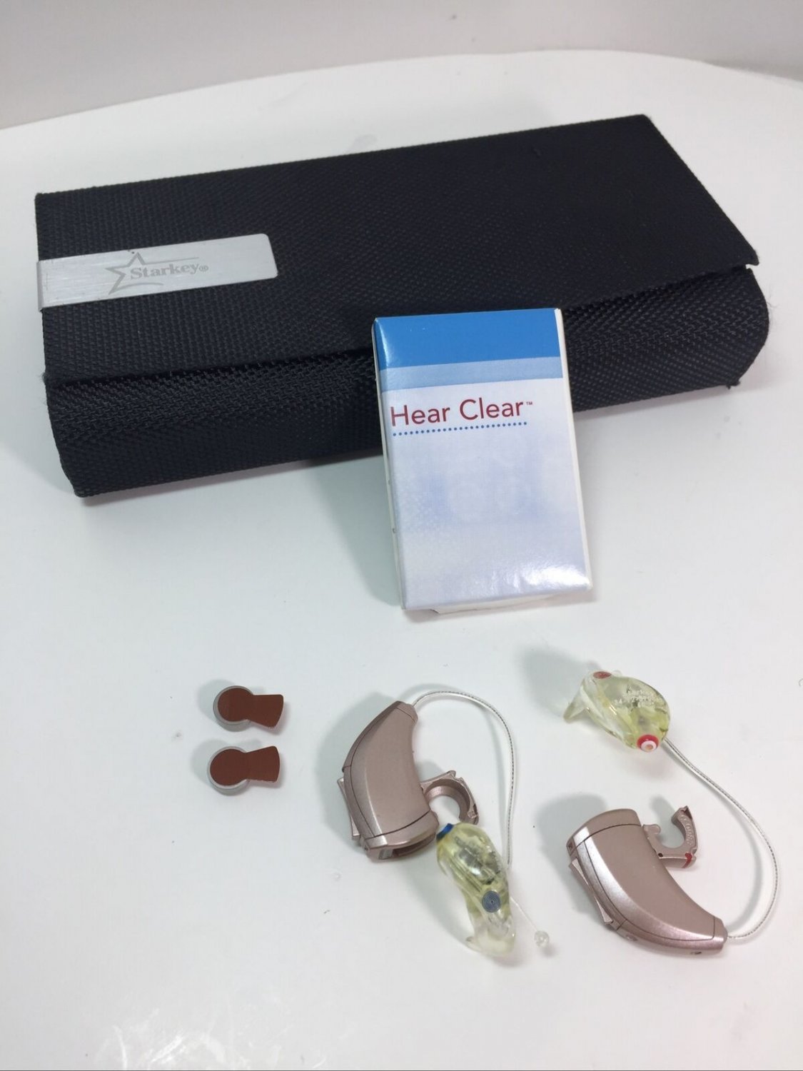 1 Pair of Genuine Original Starkey Hearing Aids Series 3 110 NO VOLUME