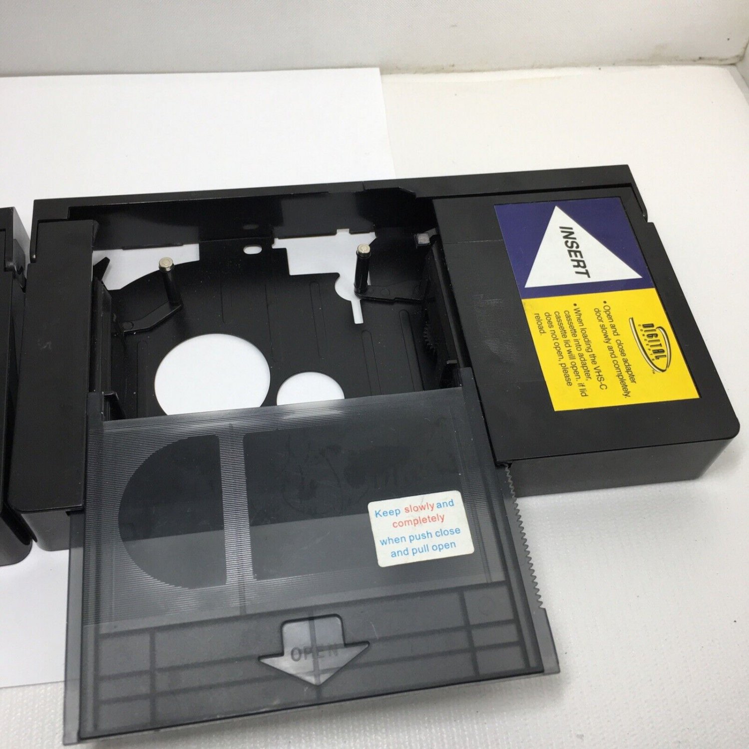Lof of 2 VHSC to VHS Cassette Adapters Sima and Digital Concepts Brand