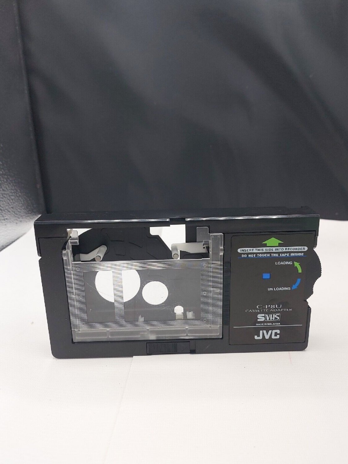 Genuine Original JVC CP8U Cassette Adapter VHSC To VHS Compact Tape