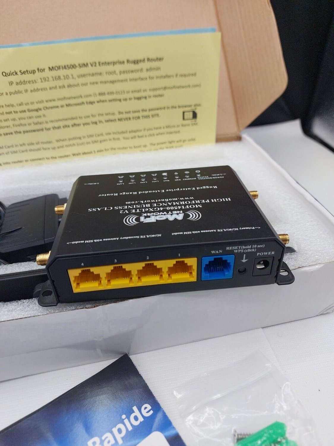 Mofi Network MOFI45004GXeLTE V2 3G/4G/LTE Router High Performance