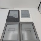 Lot of 4 Genuine Amazon Kindle eBooks Bundle D00901 and D01200 FOR PARTS ONLY Lot of 4 Genuine Amazon Kindle eBooks Bundle D00901 and D01200 FOR PARTS ONLY