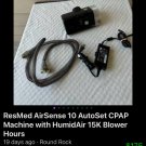 ResMed AirSense 10 AutoSet CPAP Machine with HumidAir 15K Blower Hours ResMed AirSense 10 AutoSet CPAP Machine with HumidAir 15K Blower Hours